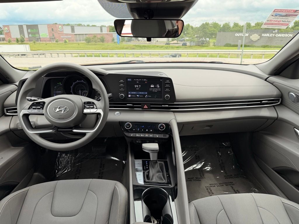 2023 Hyundai Elantra Hybrid Blue