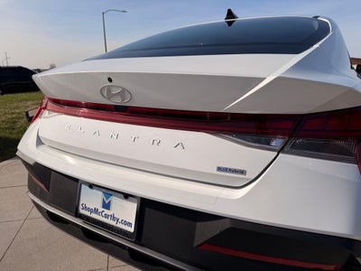 2025 Hyundai Elantra Hybrid Blue