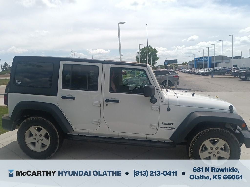 2018 Jeep Wrangler JK Unlimited Sport