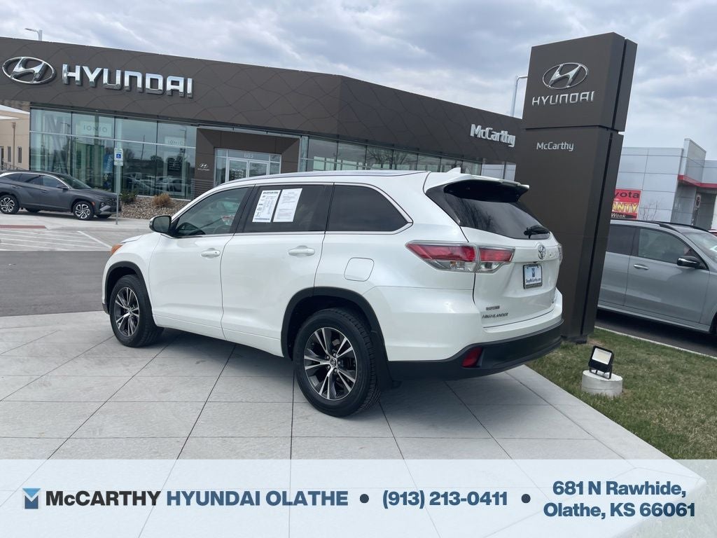 2016 Toyota Highlander XLE V6