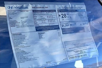 2026 Hyundai Tucson SEL FWD