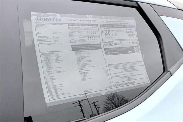 2026 Hyundai Santa Cruz Limited