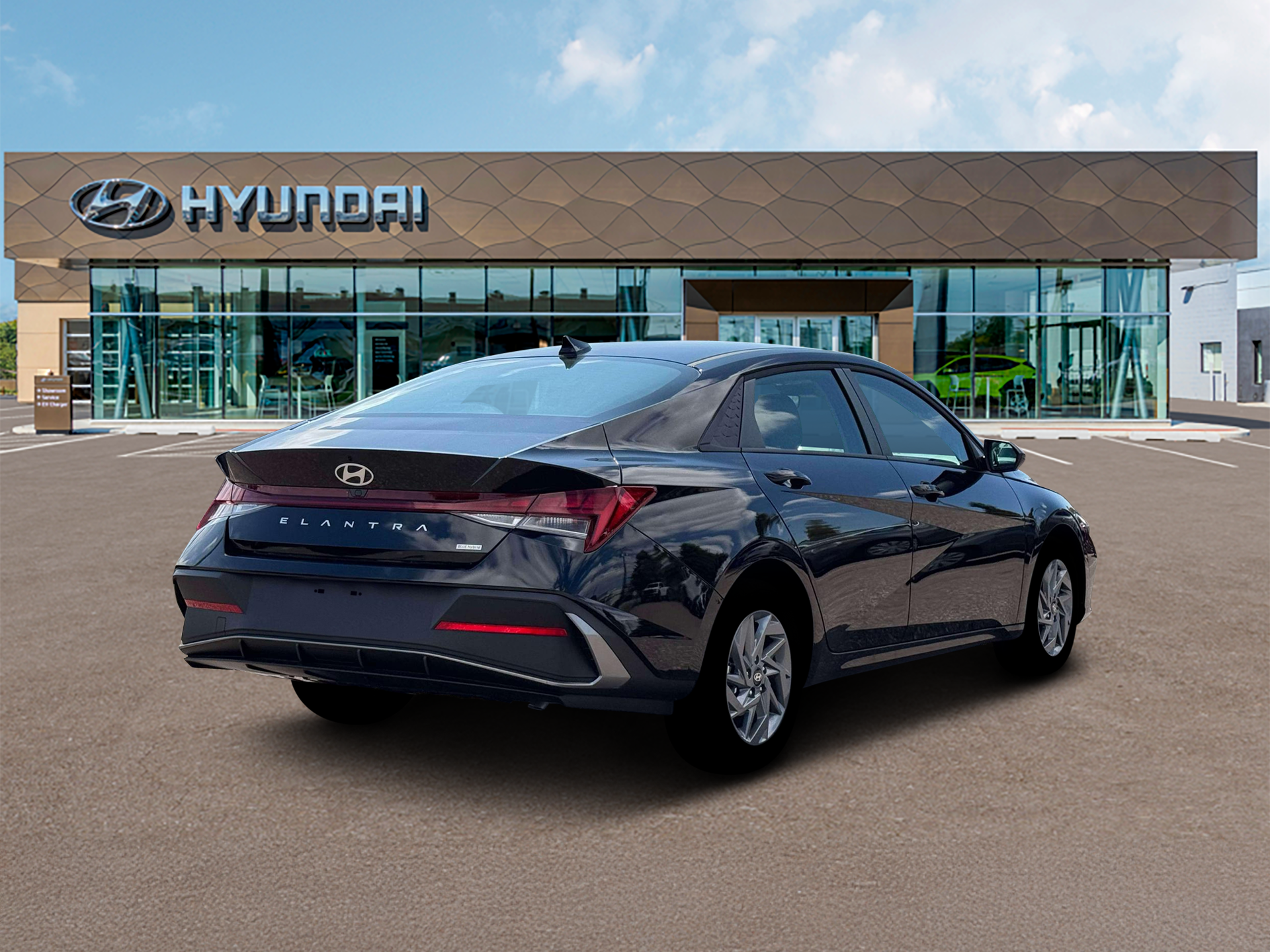 2026 Hyundai Elantra Hybrid Blue